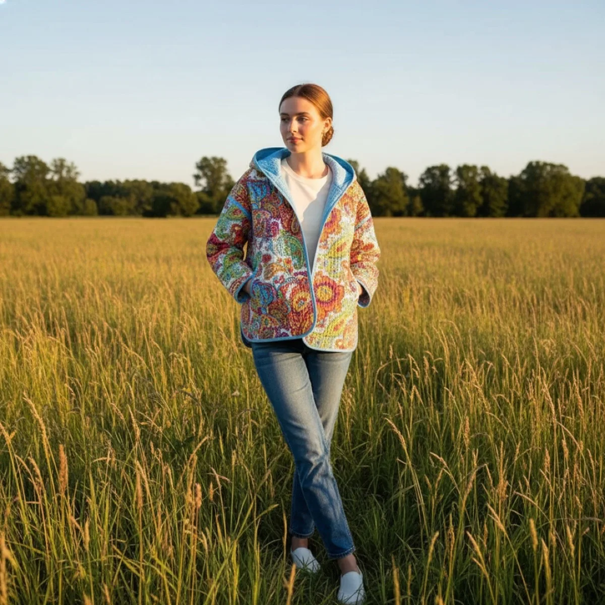 Hooded Quilted Jacket II view 4